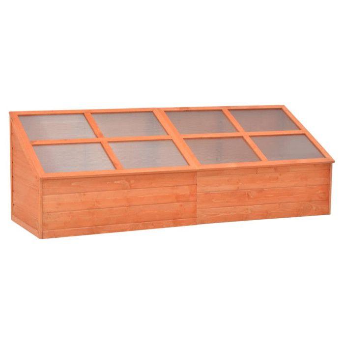 VidaXL Serre Bois 180x57x62 cm 170648