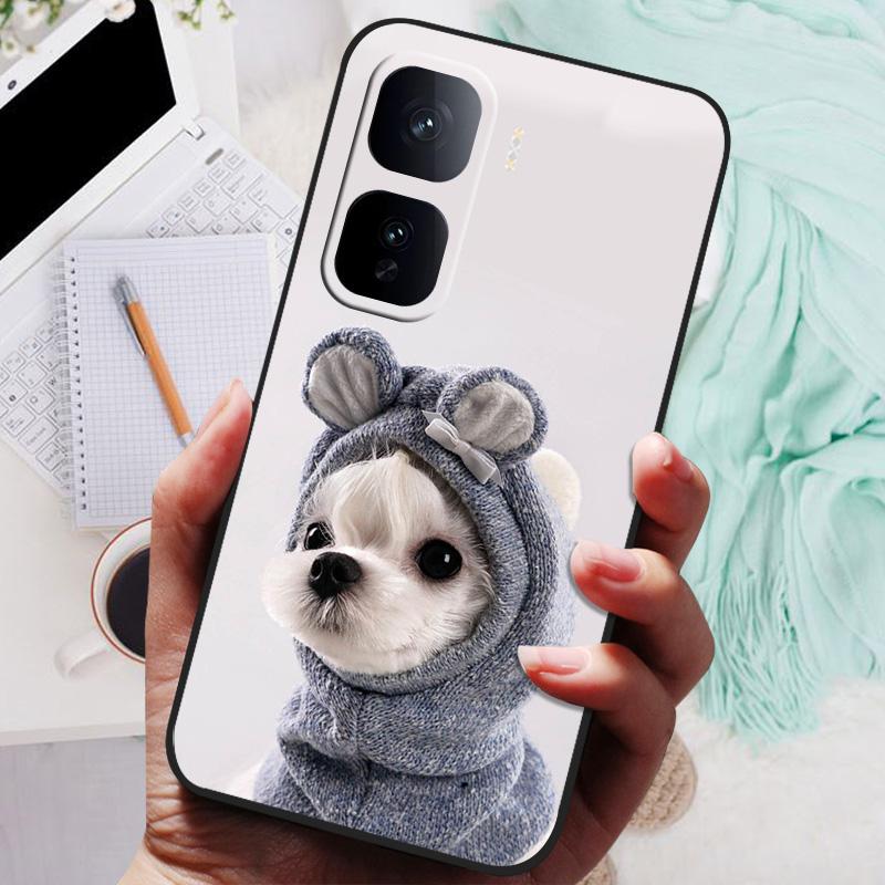 For VIVO IQOO Neo 10 Pro Case Black Cover Flowers Silicone Soft Back Cases For vivo iQOO Neo 10 Neo10 5G Phone Case 10Pro Bumper