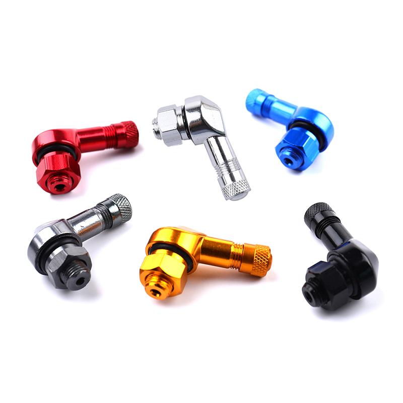 1Pc Metal Valve Elbow 90 Degree Angle Motorbike Motorcycle Rim Tire Accessories Wheels Spare Parts Wheel Tire Valve Stems Part Valve Stems 1