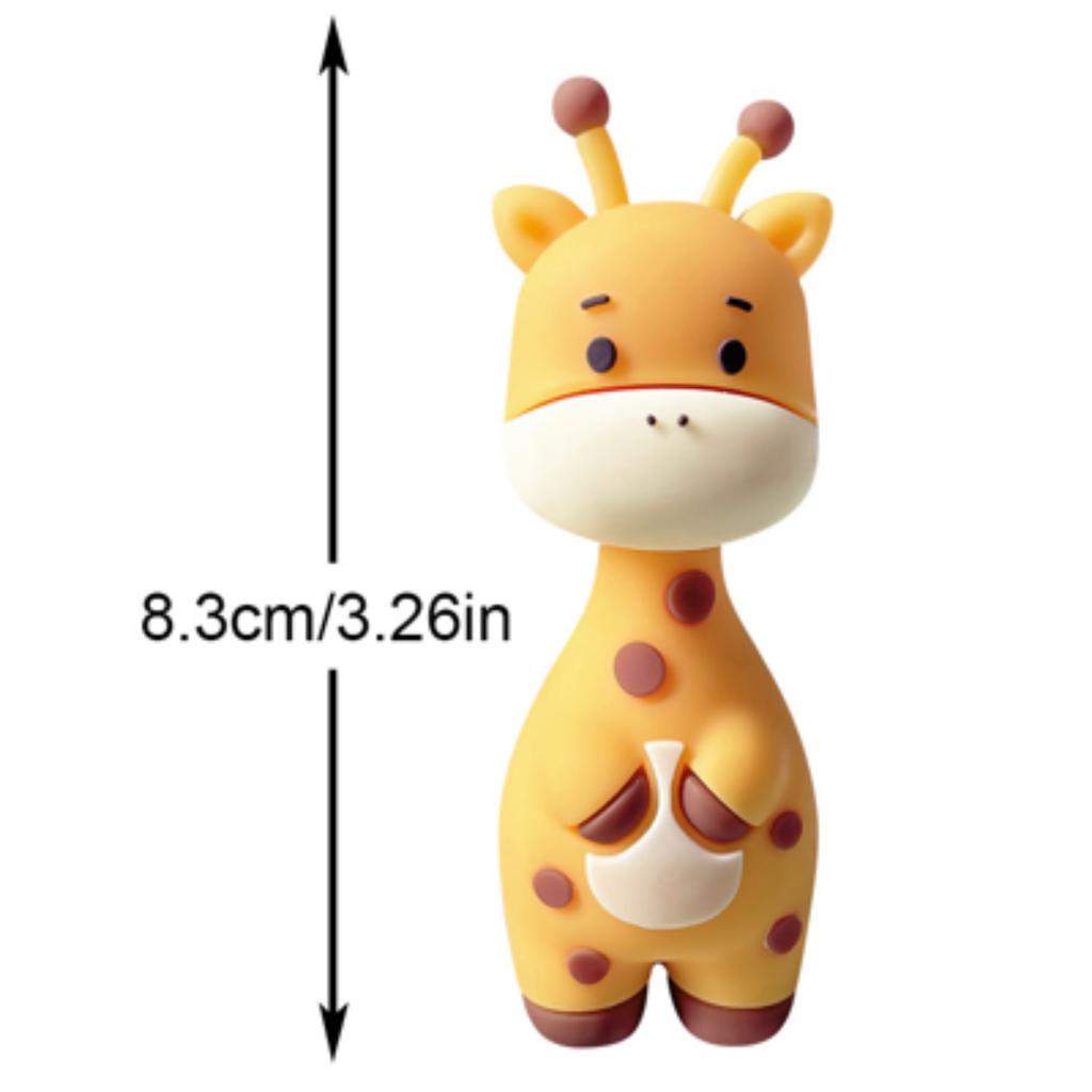 3 Stück Safari Kuchenaufsatz Wilde Tiere-Löwe Elefant Giraffe Kuchen Dschungeltiere Wild One Kuchenaufsatz Geburtstagsfeier Dekoration