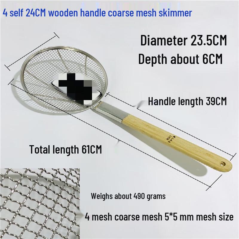 

Stainless Steel Long-Handle Slotted Strainer