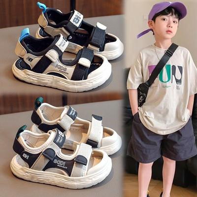 Sandali per bambini Baotou Scarpe estive per bambini Scarpe da spiaggia Sandali antiscivolo con suola morbida