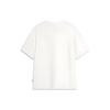 Li Ning Badfive Solid Color Loose Short Sleeve T-Shirt Unisex Tops Off-White AHST881-1