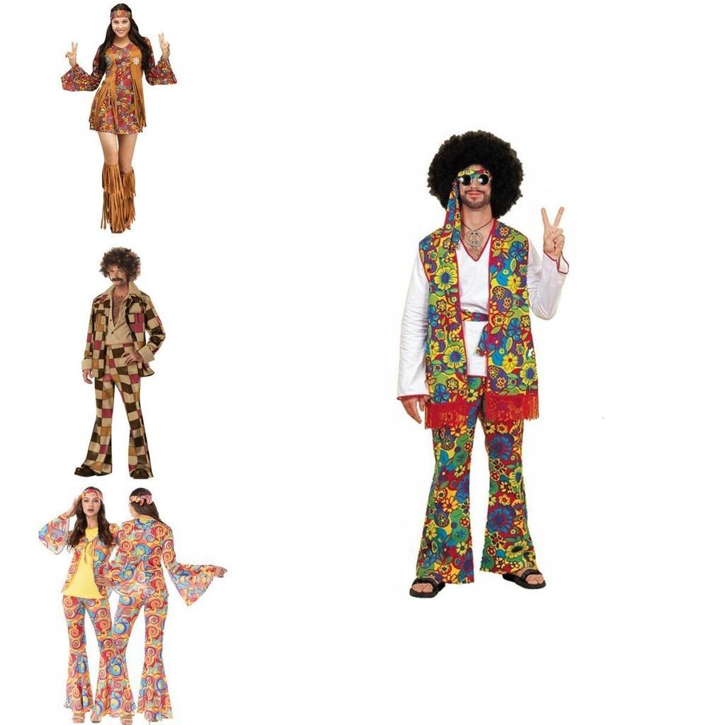 70er Retro Disco Cosplay Kostümset Für Männer Und Frauen Perfekt Für Halloween Und Themenpartys