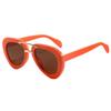 Trendy Aviator Spectacle Frame Frame Sun Glasses Glasses UV400 Unisex Sun Protection Eye Protection Versatile Street Photography Shades Glasses