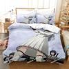 Anime Toji no Miko Kanami Etou Bedding Set Printed Bed Set Duvet Cover Sheet Pillowcase Soft Quilt Cover Full Queen King Size