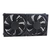 USB Powered PC Router 120mm 5V Dual Fan Speed Controller Air Flow Cooling Fan for Receiver Modem Router
