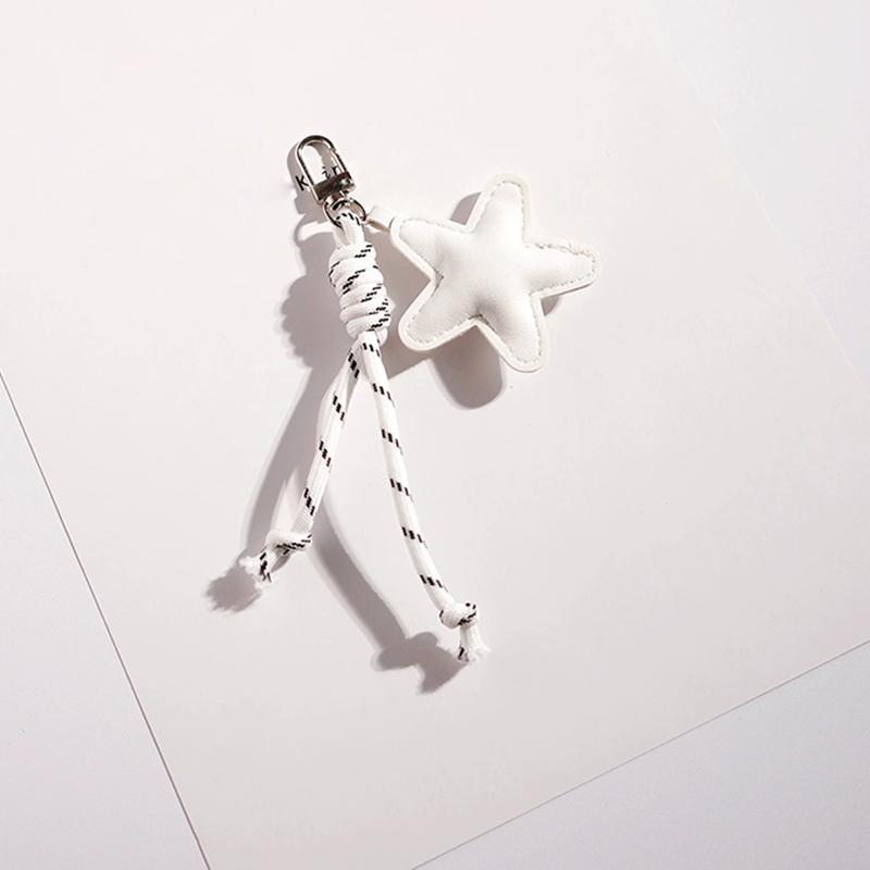 

Мини-рюкзак из искусственной кожи со звездой, подвесная сумка-подвеска, аксессуары для подвесных сумок KTB one size белый