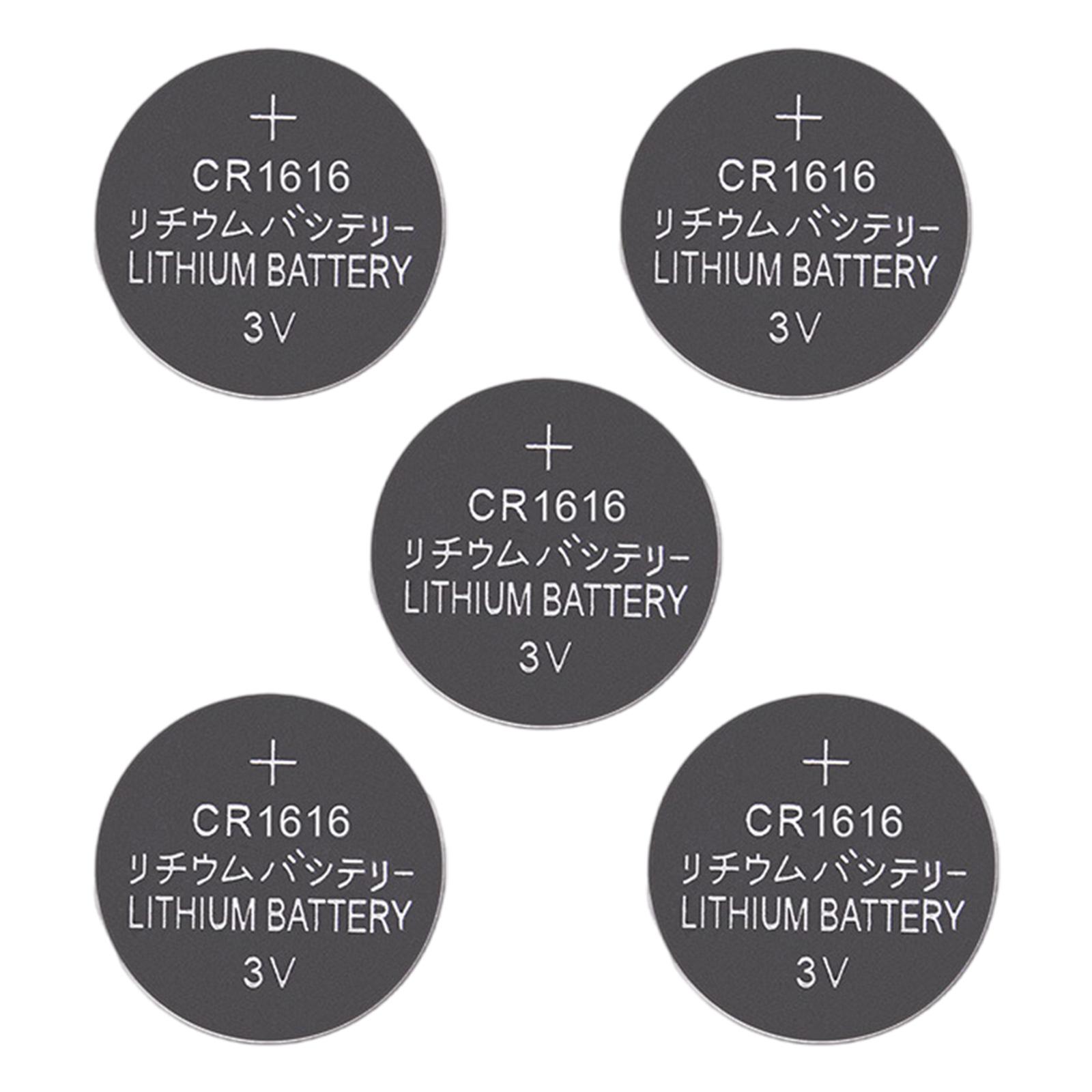 

5 шт. длинные батарейки CR1616 3 В монета упаковка безопасная для детей источник питания батарейки таблеточного типа для электроники 5PC