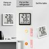 Digital Temperature and Humidity Meter Magnetic and Wall Hanging Support Space Saving for Home Office User Friendly