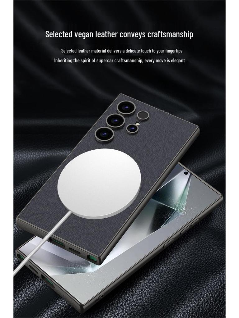 Magnetic Ring Skin-Feel Case for Samsung S24/S23 Ultra