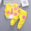 Spring & Autumn Fashion 3-Piece Set for Baby Girls: New Style Children's Clothing