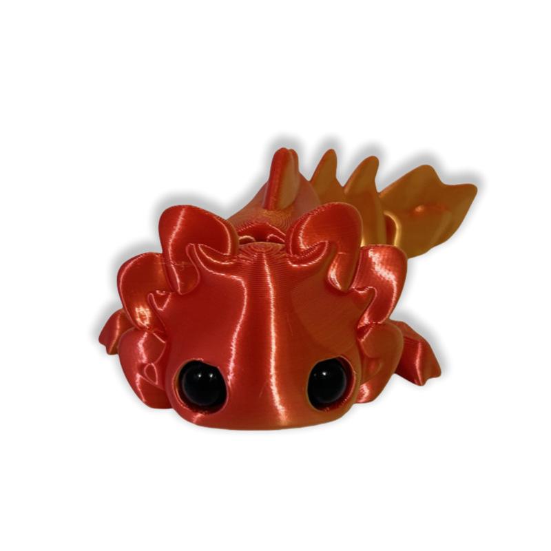 3D-printed Small Animal Set Joint Cute Salamander Baby 3d Printed Animals for Home Office Craft Printed Figures Christmas Gifts