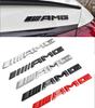 2025 Hot AMG Logo Car Tail Trunk Auto Emblem Sticker Accessories For Mercedes Benz Brabus Smart Maybach W204 GLC CLA W205 W203 W