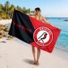 Bristol City Custom Beach Towel, Personalized Name Text Print, Football Logo Soft Quick‑Dry Towel Holiday Gift