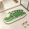 Blue Hippo Shaped Rug Animal Carpet For Living Room Bedroom Bathroom Non Slip Floor Mat Kids Room Nursery Home Decor Gift