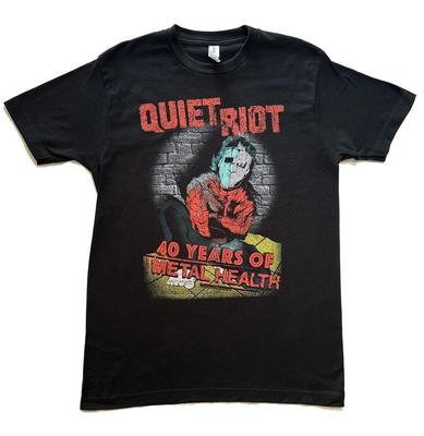 New Quiet Riot 40th Anniversary T Shirt Short Sleeve Gift S-4XL