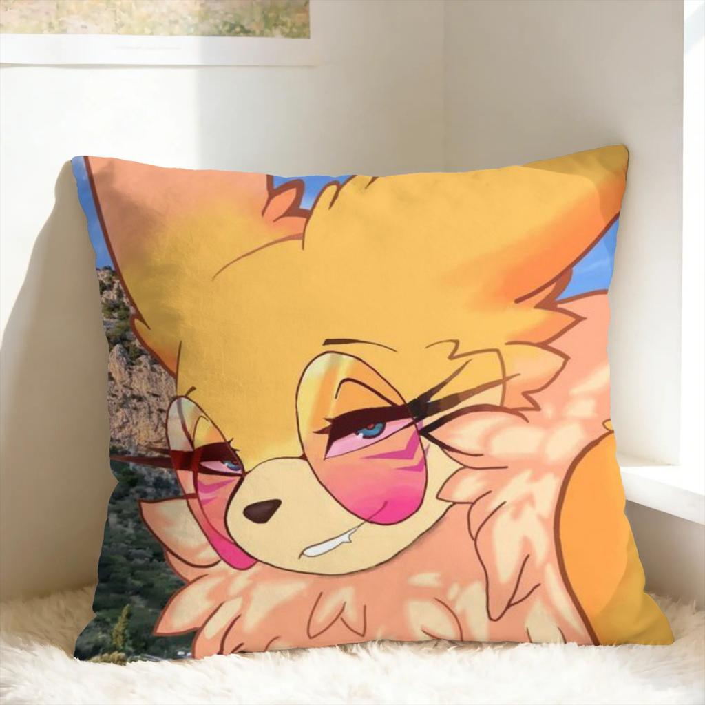 Pillow Cover Anime Renamon  Funny Pillow Case For Sofa Home Decoration Pillowcases