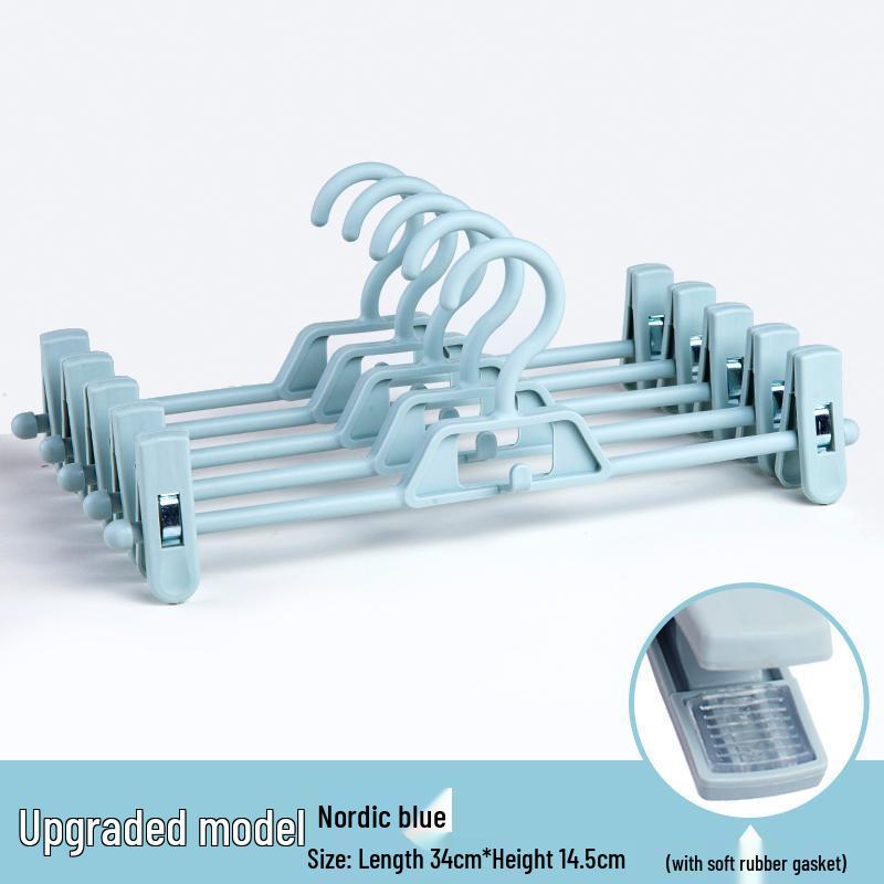 Nordic Style Non-Slip Telescopic Pants Hanger with Free Shipping