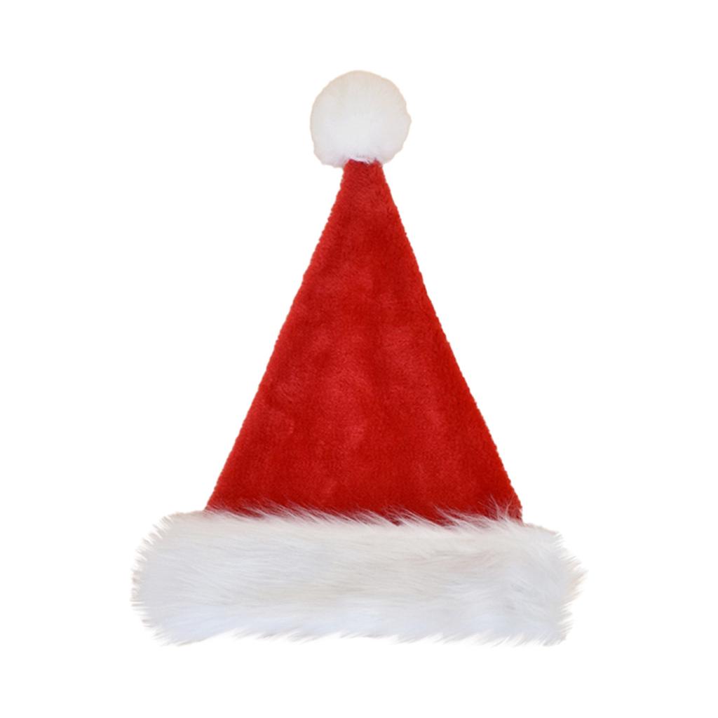Christmas Adult And Children's Hat Red/green/blue/black Elastic Windproof Brimless Warm Fabric Christmas Party Hat Adult Hat Decoration Club