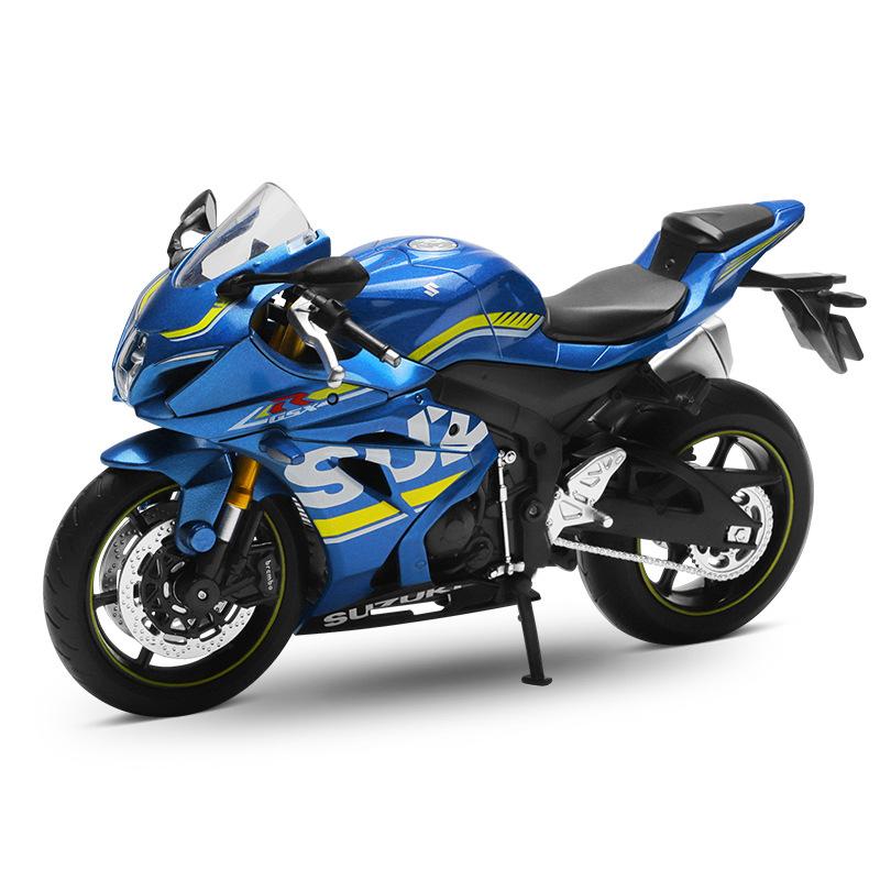 1/12 Scale Suzuki GSX-R1000 Motorcycle Toys Alloy Diecast Model Collect Hobby Model Ornaments Gift for Friend Boys Kids Toys