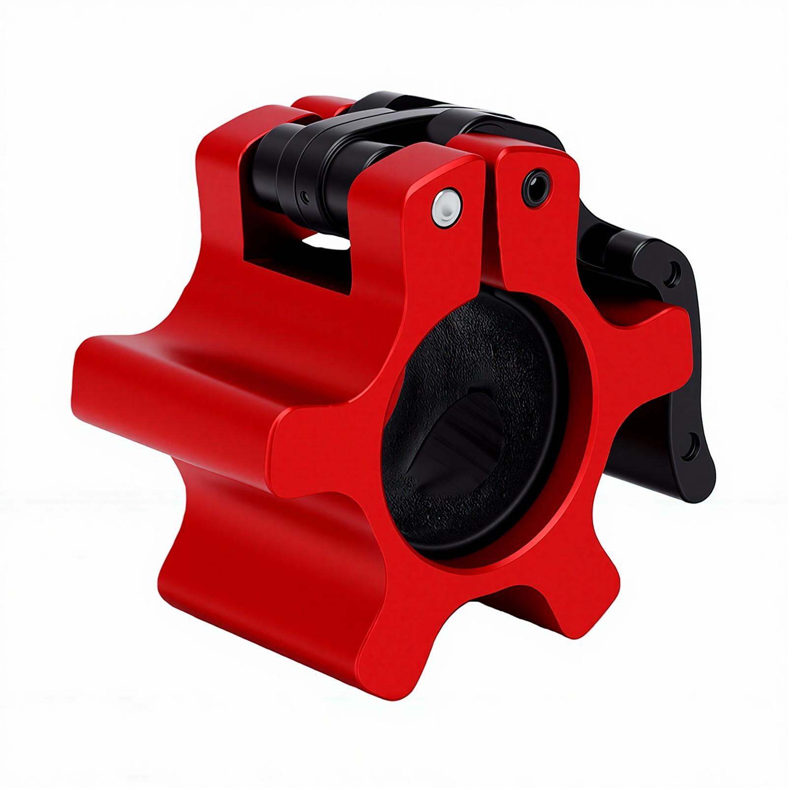 25mm Barbell Clamp Aluminum Alloy Quick Release Barbell Collar for Weightlifting Fitness Training