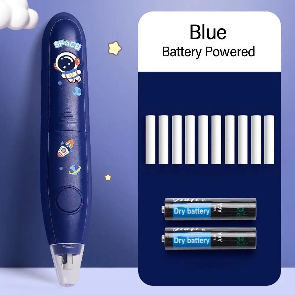 Kreslený pro psaní náčrtků kreslení dárek dobíjecí/bateriový automatická tužka guma korekční nástroje elektrická guma