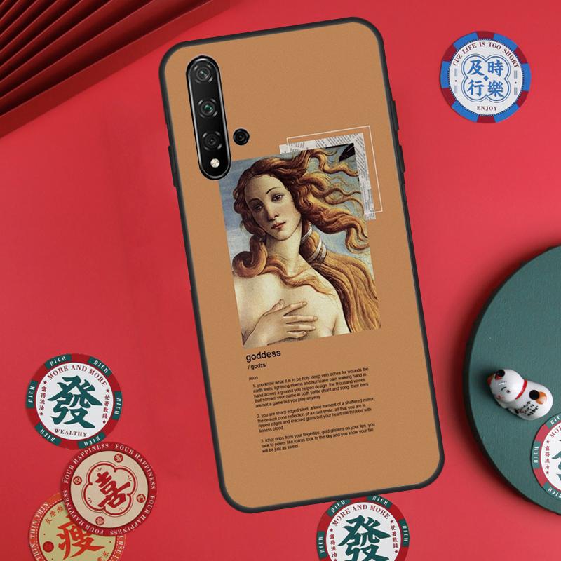 Art Paintings The Birth Of Venus For Huawei Nova 11i 8i 12i 12s 9 10 SE Y60 Y70 Y90 Y72 Y73 Y61 Y91 P60 Pro P30 P40 Lite Case
