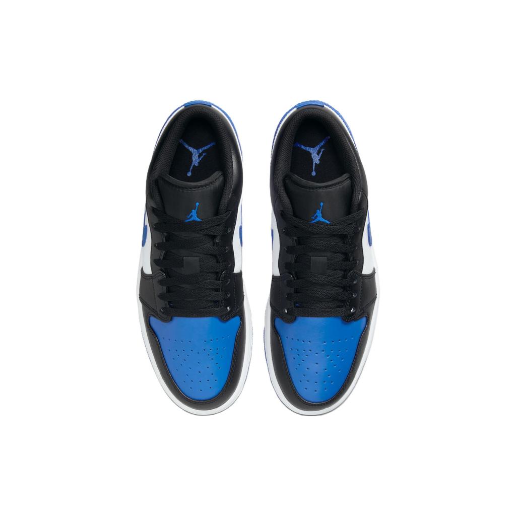 Air Jordan 1 Low Alternate Royal Toe Vīriešu kedas Balta Karaliskā Zila Melna 553558-140