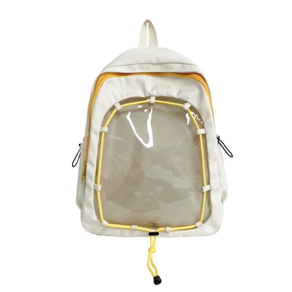 Large Capacity Doll Display Storage Bag Schoolbag Transparent Backpack Cotton Doll Ita Bag  Student