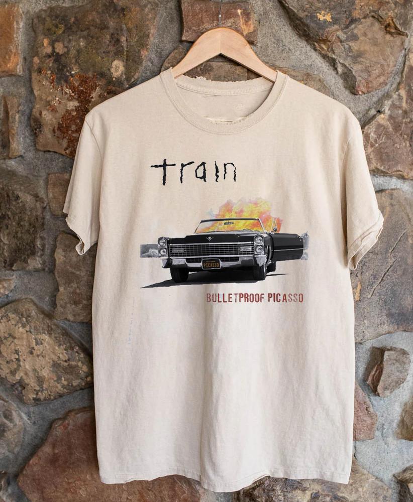NEW Train Tour Album Band Sand Shirt Full Size S-5XL Unisex T-Shirt