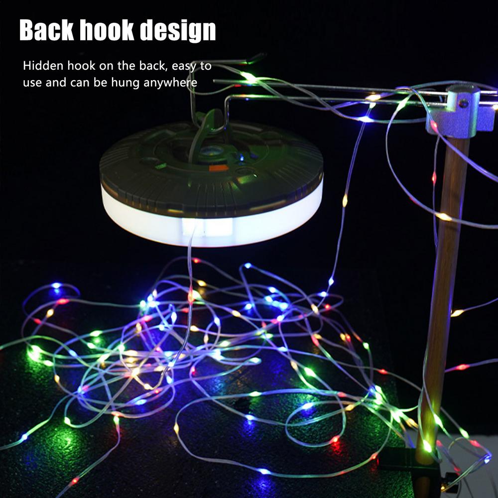 Lights Outdoor Camping Light String Light Outdoor Tent Light RGB Atmosphere Light LED Flashlight Wedding Christmas Decor