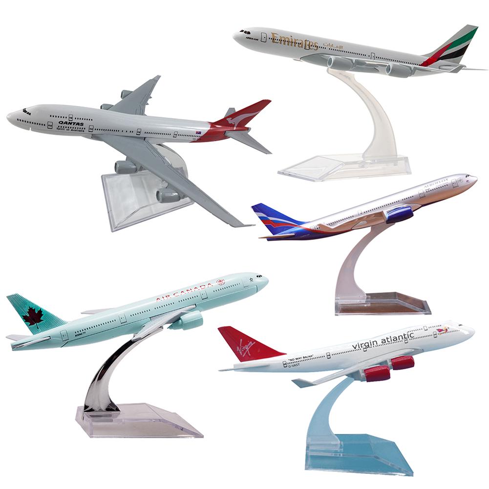 Lustiges A330-Flugzeugmodell aus Druckguss, 16 cm, mit Basis, Bildungs-Kinderspielzeug
