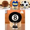 Football Basketball And Volleyball Plush Toy With Pp Cotton For Kids Home Decor And Birthday Gift