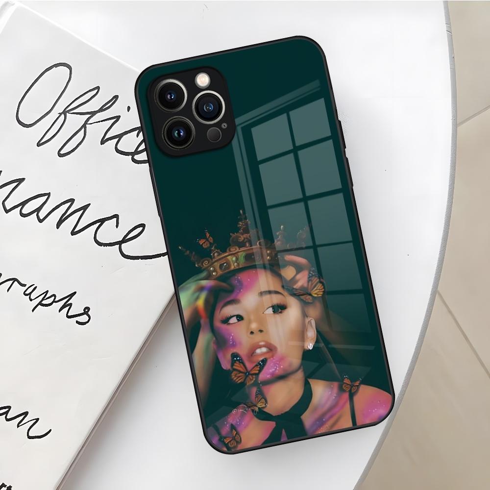 A-Ariana Grandes Phone Case for Iphone 17 16 Air 15 14 12 11 13 Pro Max Mini X Xr Xs Se Puls Glass Cover