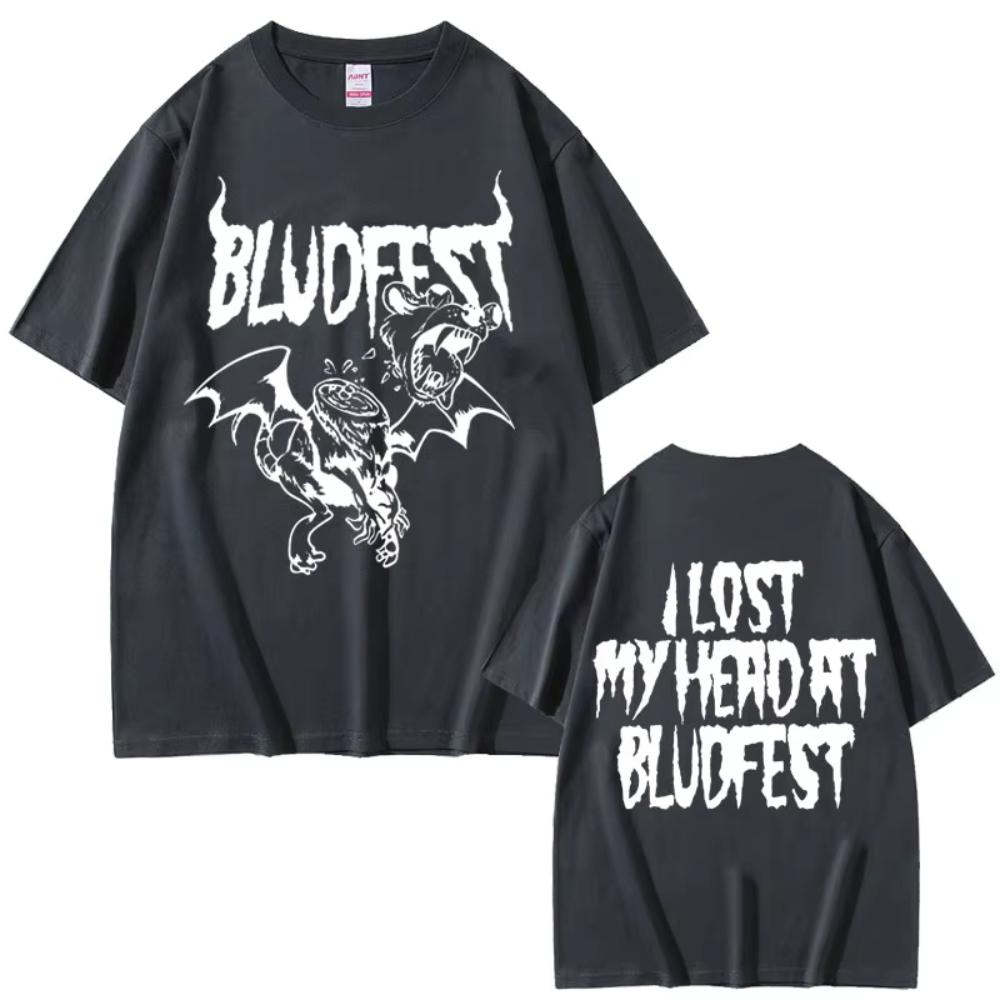 Singer Yungblud Bludfest 2025 Merch T Shirts Men Women Fashion Rock Short Sleeve T-shirts Men's Casual Cotton Oversized T-shirts