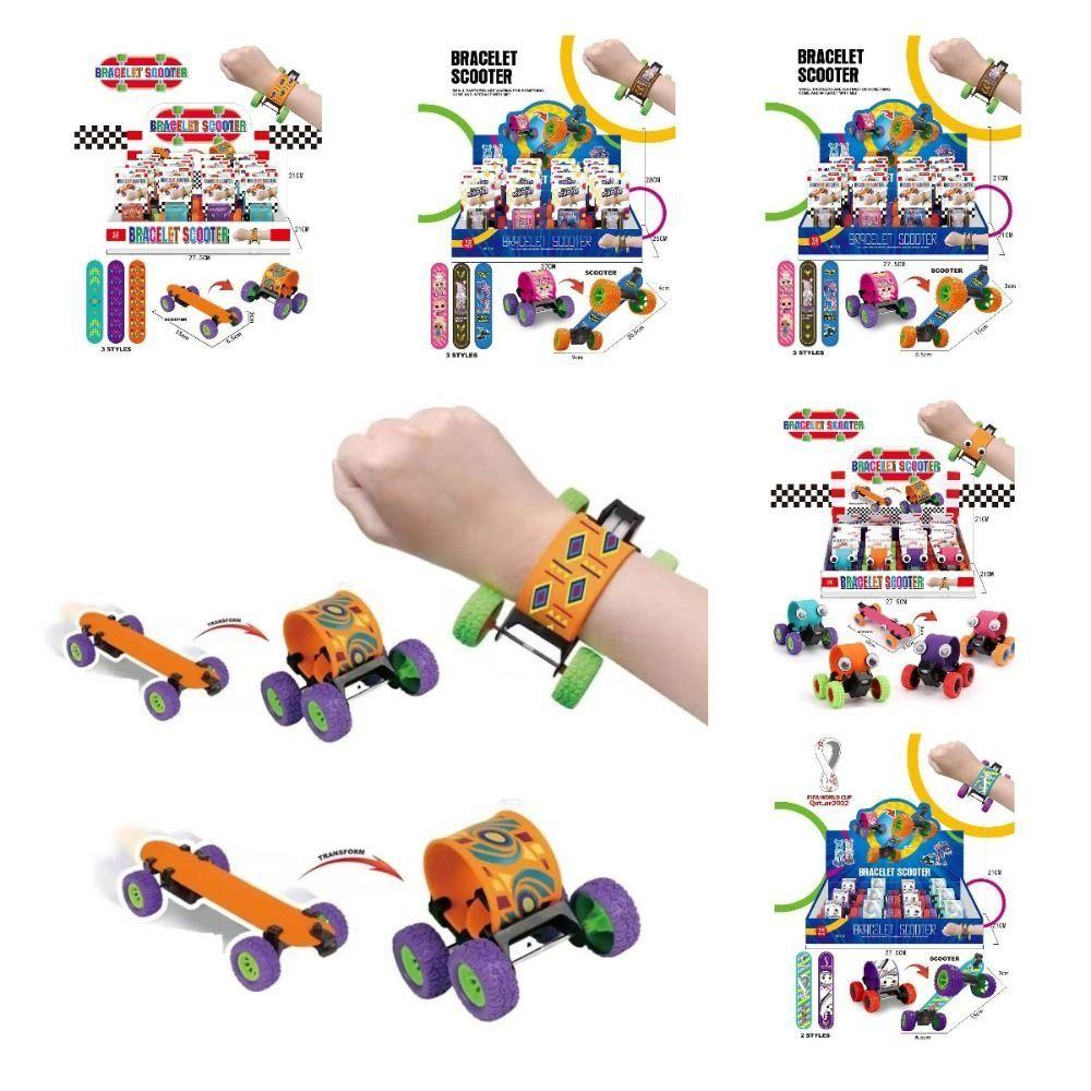 Snap Wristband Scooter Inertial Toys Car Wristbands Bracelet Skateboard