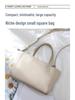 Genuine Leather Fashion Crossbody Bag - Women's Small Square Shoulder Tote