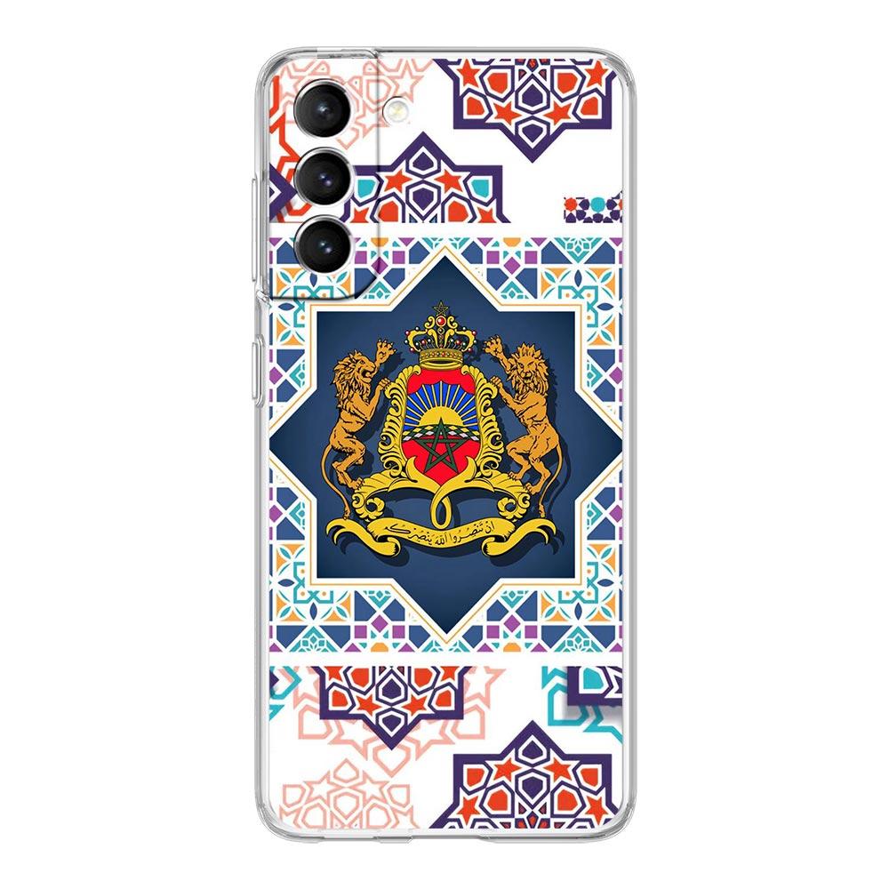 

Moroccan flag Maroc Morocco passport Phone Case For Samsung Galaxy S25 S24 Plus S23 FE S22 S21 S20 Ultra 5G S10 S10E Clear Cover Samsung S23 FE