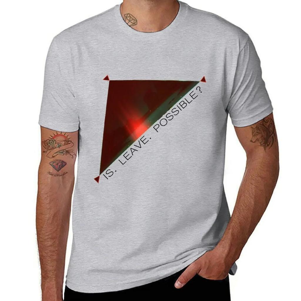 IS LEAVE POSSIBLE TShirt korean fashion vintage anime shirt cotton graphic tees mens graphic tshirts funny