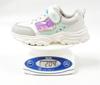 Equal Me Court Stylish and Velcro and Elastic Easy To White and Size Cm Kids' Girls' Sneakers, Cute, Straps, Glow-in-the-Dark, School, Casual, Match,