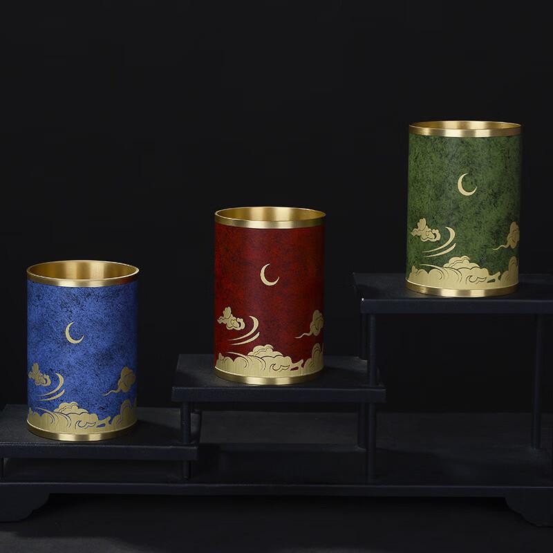 Handton Lacquered Brass Tea Ceremony Tool Set