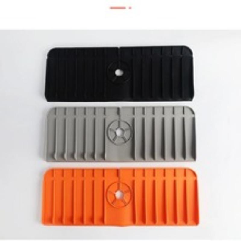 Silicone Drain Pad Multifunctional Sink Faucet Kitchen Drain Pad Thickened 37cm Splash Proof Pad