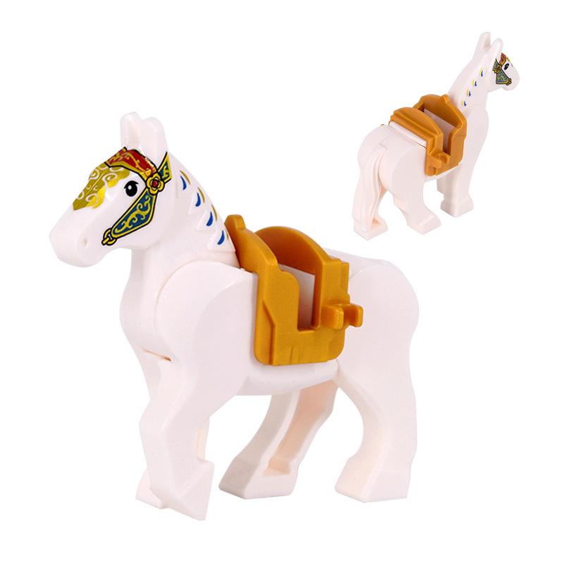 Magic Middle Series Classic Animals Building Blocks Creative War Mount Elk Boar Wolf DIY Bricks Toys For Children Christmas Gift