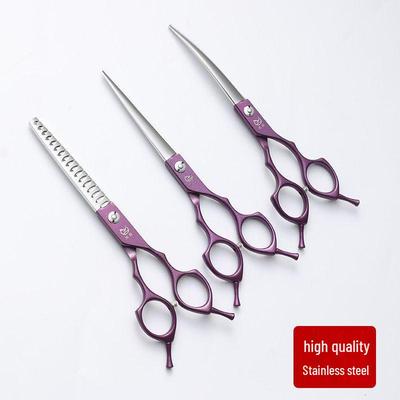Professional Pet Grooming Shears Set for Dogs & Cats - Fur Trimming & Teeth Care Tools