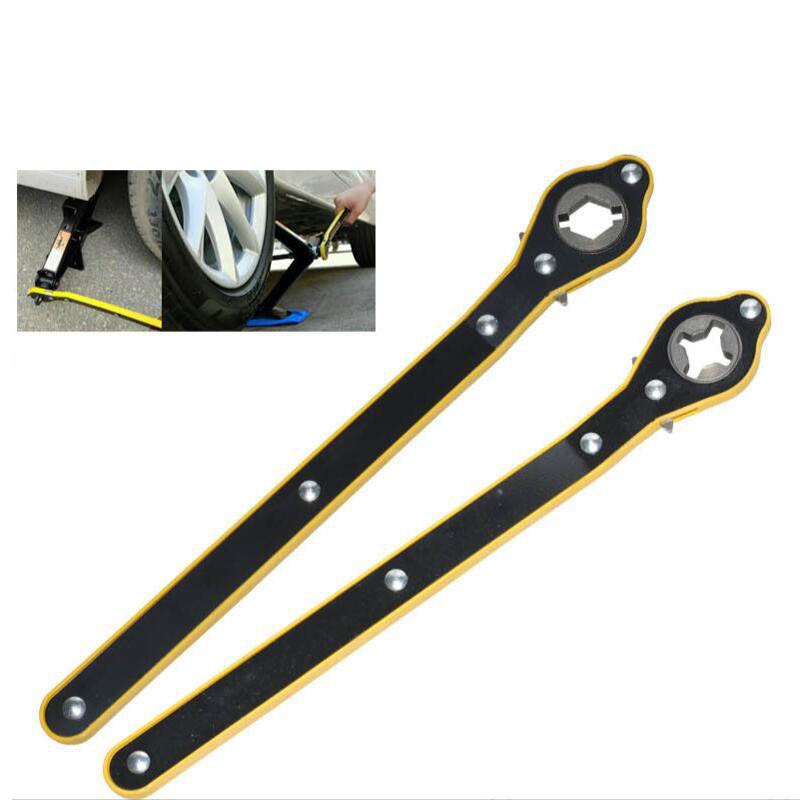 Car Mounted Small Car Universal Crank Handle Accessories with CAR Tools Car Jack Handle Lever Labor-saving Wrench Tool