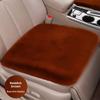 Sheepskin Car Seat Cushion Seat Covers Universal Fur Car Seat Cushion Winter Warm Car Seat Cover Automobile Interior Accessory