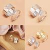 Versatile Women's Fashion Couple Rings: Light Luxury, Colorfast, Unisex Knuckle & Plain Finger Rings