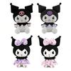 New Sanrio Strawberry Kuromi Pillow Plush Toy Girls Soft Stuffed Animal Toys Strawberry Melody Doll Gift