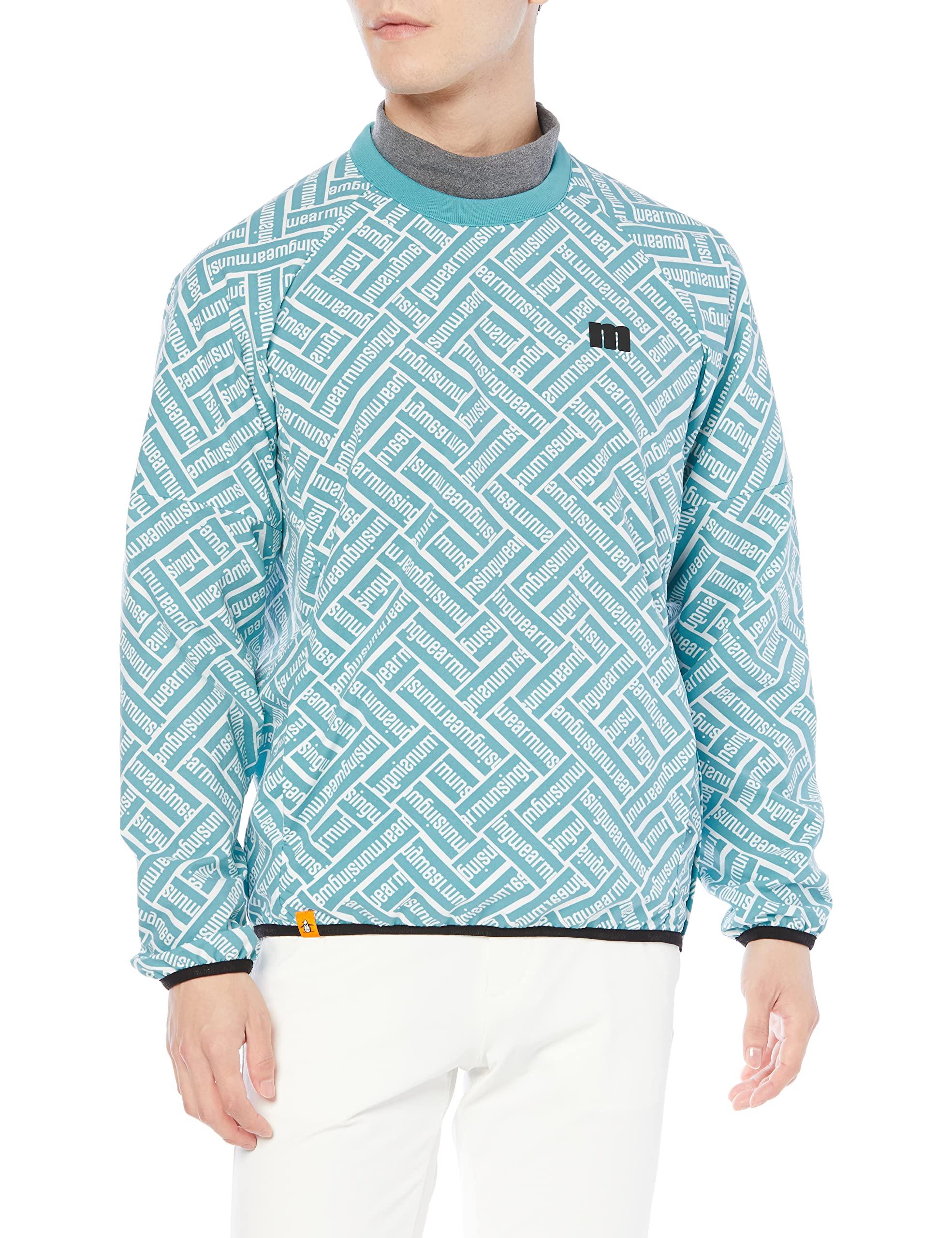 

22 Model Golf Blouson Stretch Crew Neck BL00 Equivalent to Japanese Size L [Munsingwear] Spring/Summer Men s (Blue)